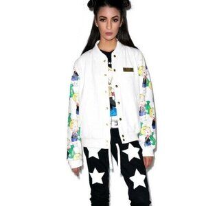 Joyrich x Richie Rich Size XS Varsity Jacket Wool Snap Front Bomber Cartoon